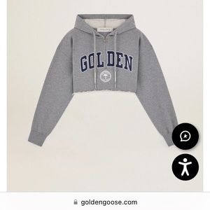 Golden Goose cropped sweatshirt